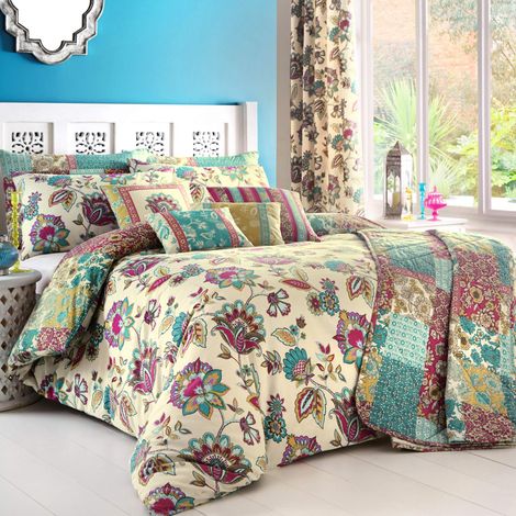 Sogni n Tende Singolo Marinelli Teal Parure con Federe, Turchese