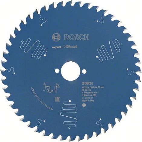 Bosch Kreissägeblatt Expert for Wood für Tischkreissägen 220 x 30 x 2,6 mm 48 - 2608644088