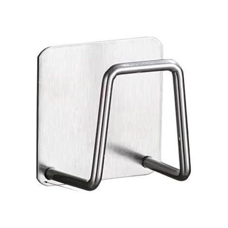 Porta spugna adesivo, porta spugna per lavello in acciaio inox in 2 pezzi, porta spugna per sapone, porta spugna in acciaio inox di alta qualità, accessori da cucina