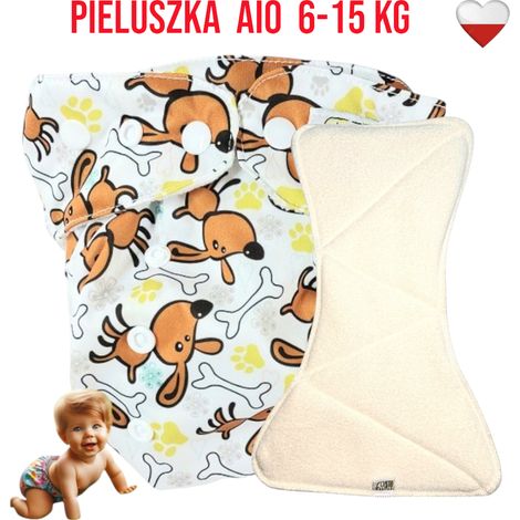 NappiMe AIO Wiederverwendbare Windeltasche aus Bambus für Hunde (1/4)