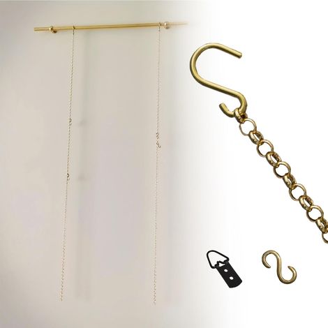Système de suspension réglable en fil laiton et téon - 1 m avec (1/4)