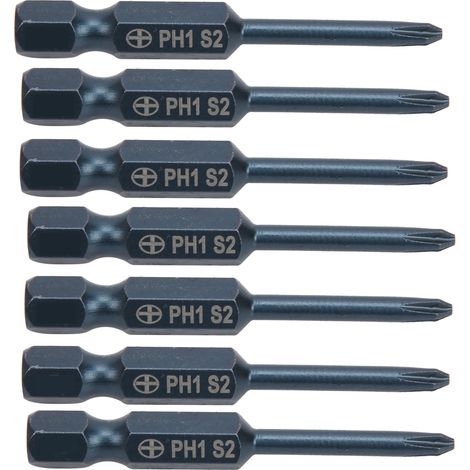 10-teiliges Set elektrischer Kreuzschlitzschraubendreher-Bits aus S2-Legierungsstahl, schlagfest, Handwerkzeug, Hardware (1/5)
