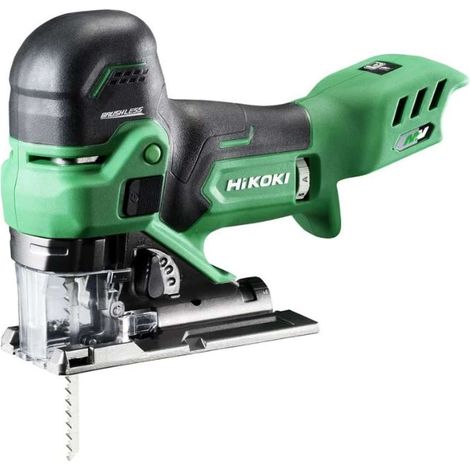 Sierra de calar eléctrica Hikoki CJ36DBW2, 3500 SPM, motor potente, diseño robusto de 2,7 kg, ideal para cortes rápidos y precisos en madera, metal y otros materiales (1/3)