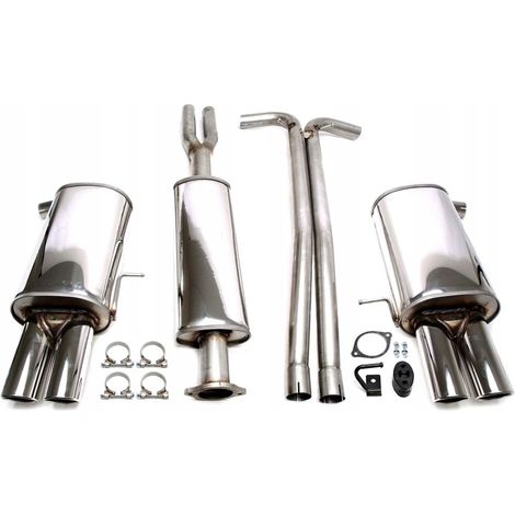 SISTEMA DE ESCAPE DEPORTIVO CATBACK PARA VOLVO XC90 I DE 2002 A 2014 (1/2)