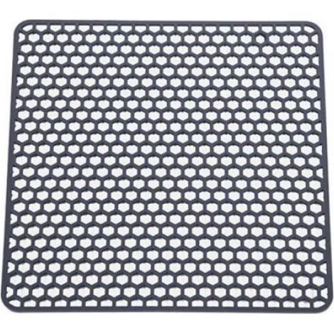 Tapis d'évier de cuisine, 34,534,5 cm, tapis d'évier en silicone, protection d'évier carrée, tapis d'évier antidérapant, utilisé p (1/3)