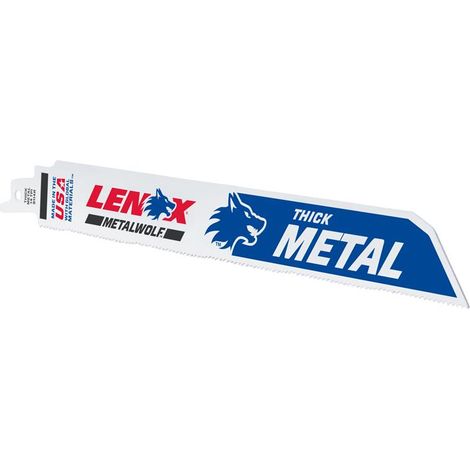 Lenox MetalWolf Wave Edge Reciprocating Saw Blade - 229 x 25 x 1.1mm 14 TPI (Pac (1/5)