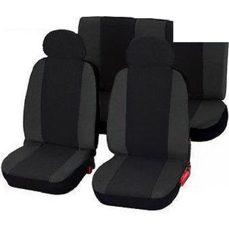 TRADE SHOP - Coprisedili Fodere Universali Per Auto Piccole E Medie In Cotone Bicolore Airbag - (1/2)