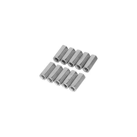 10 pièces écrou à tige longue, manchon Hexagonal, attaches filetées (M6 25)