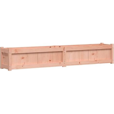 Dimensions du pot de fleurs : 180 x 31 x 31 cm, en bois de sapin de Douglas massif