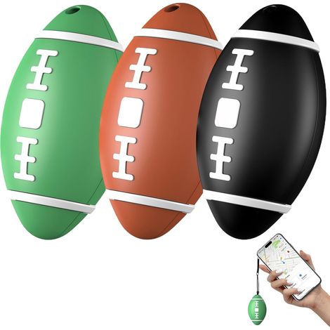 Localisateurs D'objets Bluetooth, Smart Tracker Tag Fonctionne avec l’app Localiser (Uniquement iOS), traqueur de Bagages pour clés, Bagages, Animaux domestiques, étanchéit (3 Pack) (1/5)