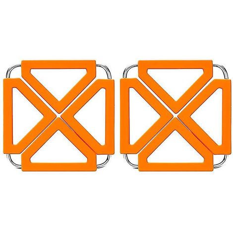 Lot de 2 tapis de bol carrés (1/3)