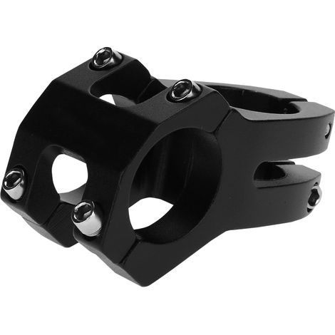 Stem Vélo - Alliage D'aluminium - Diamètre Tige 28 6 Mm - Diamètre Cintre 31 8 Mm - Angle 0° - 45 Mm - Noir - 1 Pièce (1/5)