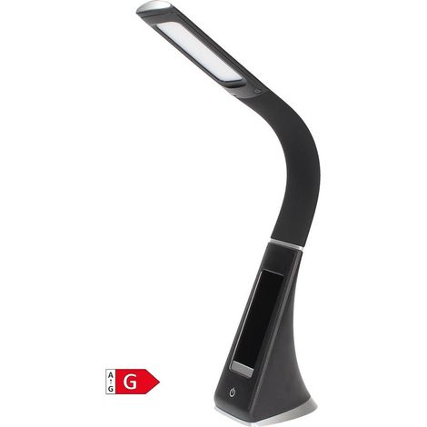 Flexo LED modelo Protech reloj digital 5W 250lm Negro (1/4)
