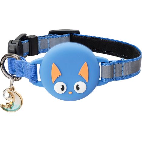 Collier Chat - Réfléchissant et Lumineux - Anti Étranglement Réglable - Silicone Résistant à l'Eau - Pour Chats Extérieurs - 1 Pièce (1/5)