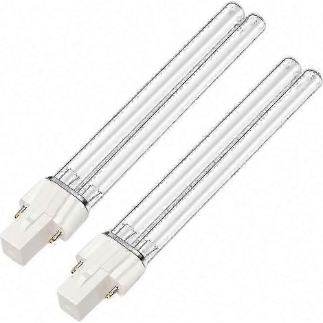 Deux lampes ultraviolettes UV-C de 13 W, adaptées aux filtres biologiques pour bassins, compatibles avec les systèmes de 1580/1840/2630 GPH, version pressurisée 0903 (1/5)