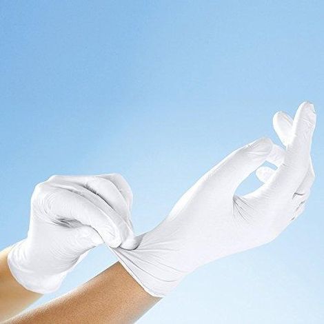 Guanti in nitrile franzmensch safe light bianco taglia XL