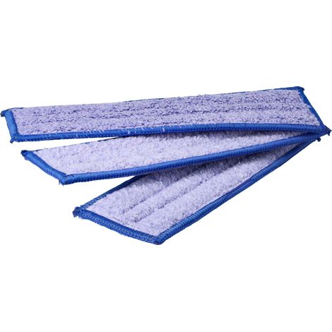 vhbw set da 3 panni (panno in microfibra) per piastrelle compatibile con Thomas BOXER aspirapolvere