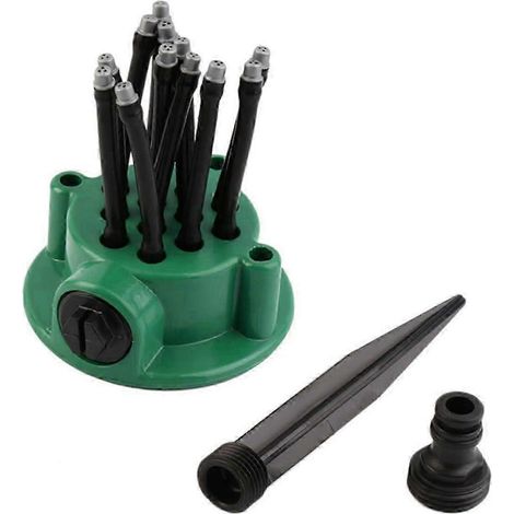 Arroseur de jardin automatique à 360° avec jets d'eau réglables pour une irrigation de la pelouse (1/5)