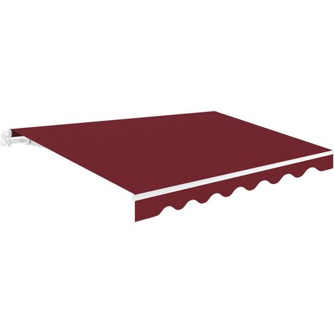 Lona de recambio para toldo Wasabi 4 x 2,5 m Granate poliéster