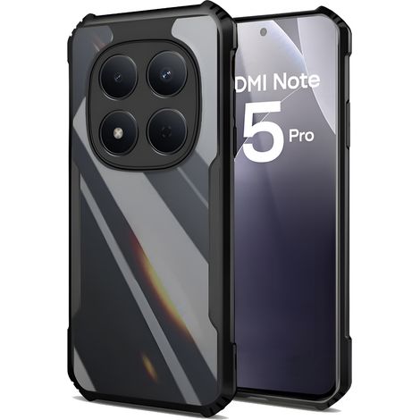 Schutzhülle für Xiaomi Redmi Note 15 Pro 4G, stoßfest, Hybrid, schwarz (1/5)