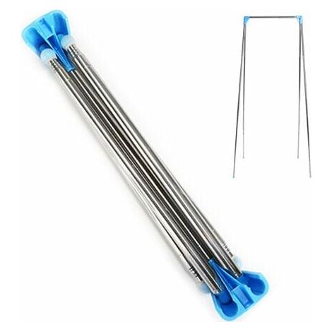 Portable Garment Rack Stainless Steel Foldable Coat Rack Collapsible Mini Clothing Rack for Travel Camping RV Indoor Outdoor 32m (1/5)