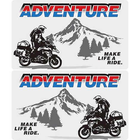 Valises en aluminium autocollantes pour BMW R1200GS, F850GS, F800GS, R1250GS, F750GS, R 1200, 1250, 850, 750 GS, GSA Rallye Adventure - Valises en aluminium 7 (1/5)