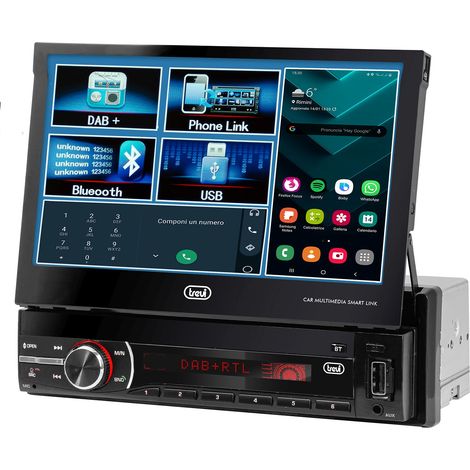 TREVI Autoradio Dab Fm 200W Con Monitor 7' Wireless Usb Sd Aux-In Trevi Mdv 6380 Dab (1/5)