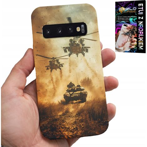 Custodia per Samsung Galaxy S10 Plus - custodia militare per elicottero e carro armato (1/5)