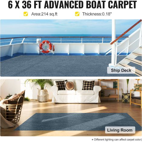 Tapis Extérieur Intérieur 11 m, Tapis de Sol en Fibre de Polyester, Tapis de Passage Antidérapante, Tapis de Couloir Résistant aux… (1/5)