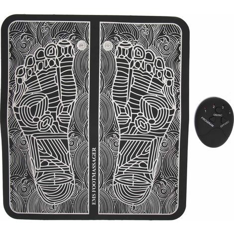 Tapis de massage électrique pour les pieds, plaque de massage EMS pour les muscles des pieds, appareil de stimulation des muscles et des abdominaux.-AquaForge (1/5)