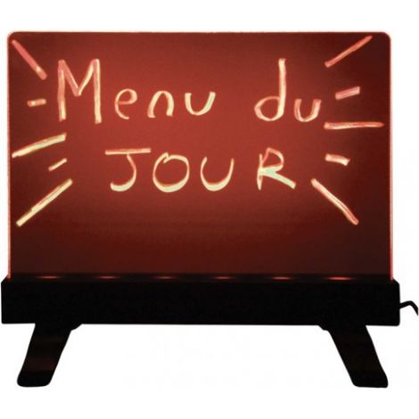 Ardoise multicolore LED de dimensions 30 x 20 cm (1/3)