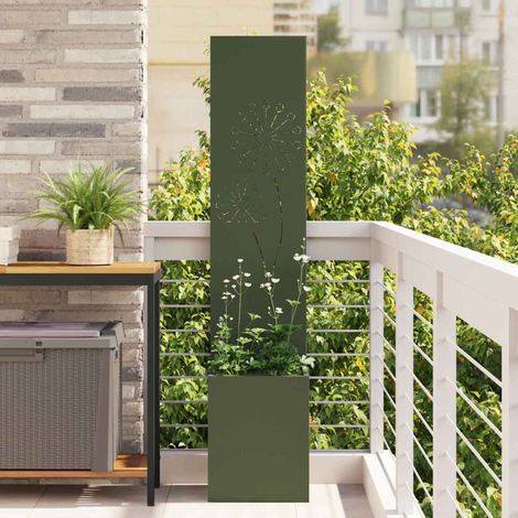 Garten Sichtschutz-Leinwand Olivgrün 32 x 150 cm