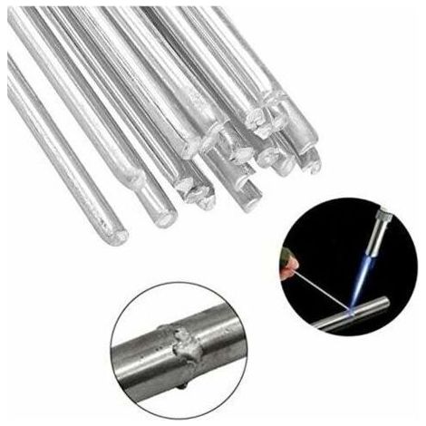 Baguette de soudure à l'arc 50 pièces aluminium 2,0 mm – Résistance à la corrosion – Soudage à basse température – 33 cm (1/5)