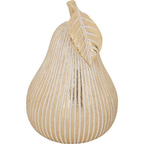 Pomme et poire déco Ingrid H.7,5cm doré - Atmosphera créateur d'intérieur (1/2)