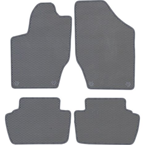 Peugeot 308 I (2007-2013). Tapis de sol dédiés - EVA Gris alvéolé (1/5)