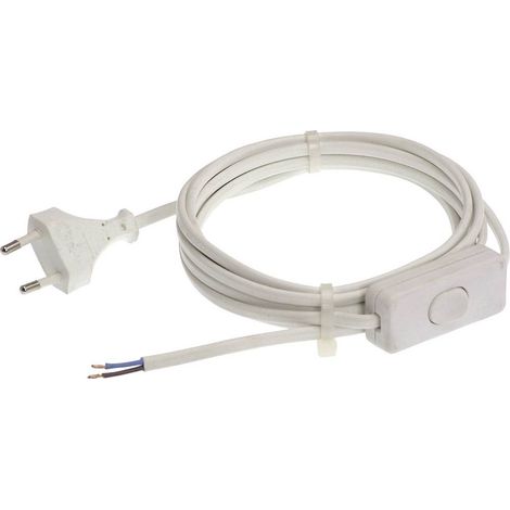 as-schwabe 70631 Cavo elettrico bianco 3 metri