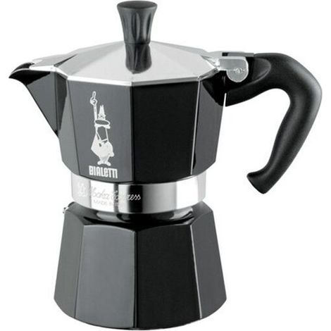 Cafetiere italienne - BIALETTI - Moka Express - Tous feux sauf induction - 6 tasses - 300 ml - Noir (1/5)