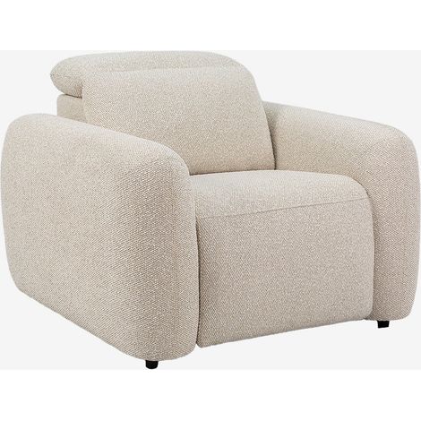 Pack de 2 sillones reclinables eléctricos tapizados Peggy SKLUM       