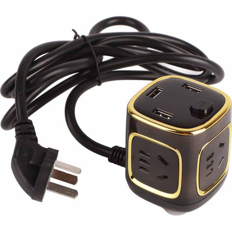 Chargeur Secteur Multifonction 5 Ports Adaptateur Universel Voyage Maison 220V Type E Prise EU 1.8m (1/5)