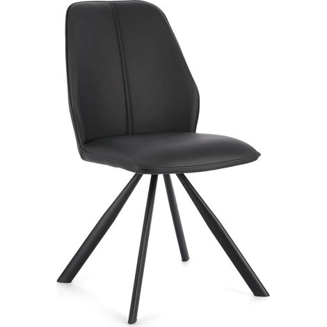 BIZZOTTO Sedia Maxwell Pu Nero (1/5)