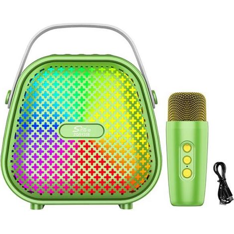 Mini Enceinte Bluetooth Avec Microphone Sans Fil Avec Batterie Rechargeable (1/5)