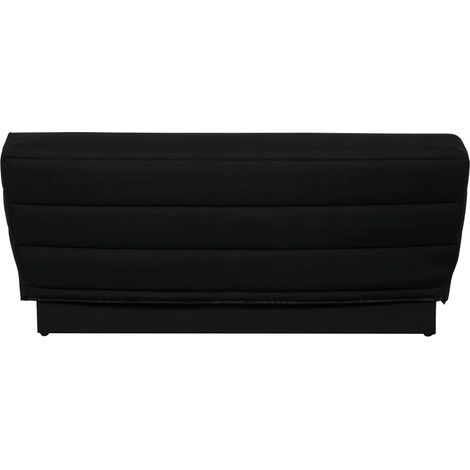 Banquette CC MARSEILLE 120x190, coton noir (1/4)