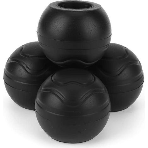 Quatre protections antidérapantes pour pieds de chaise, adaptées à l'absorption des chocs, aux housses de pieds de chaise en forme de lune et à la stabilisation des pieds de chaise. (1/5)