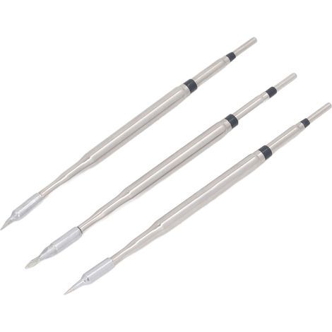 3PCS Set Souder Tip Iron Tip Tips Red Copper Tips Remplacement pour Sugon A9 210 T21 (1/5)
