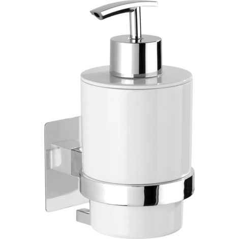 QUADRO Distributeur de savon liquide avec support Turbo-Loc, WENKO (1/5)