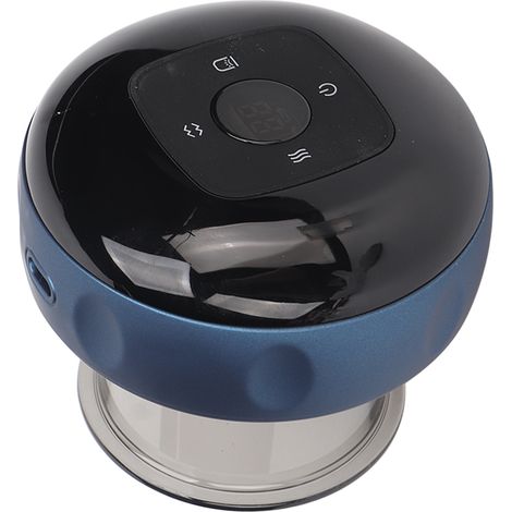 Appareil de massage ventouse électrique 12 modes, rechargeable USB, compresse chaude, soulage les muscles et fatigue, outil de gua sha (1/5)