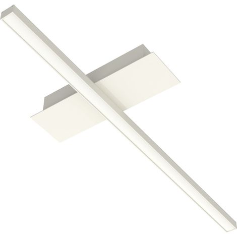 LUMICOM SPLINT 1X Plafoniera, STRIP LED, 8.5W/m, 4000K, metallo, bianco lucido, L50cm (1/2)