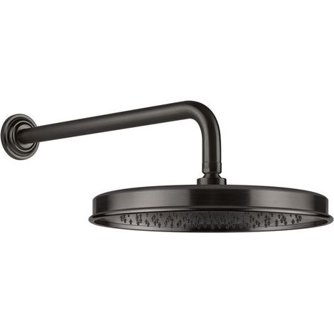 Gessi Venti20 Antikalk-Kopfbrause, D328mm, mit Gelenk und Wandarm