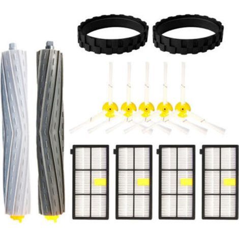 13-in-1 robot vacuum accessory, compatible with the main brush, side brush, and tire protection kit for iRobot models 860, 880, 870, 980, and 960. (1/4)