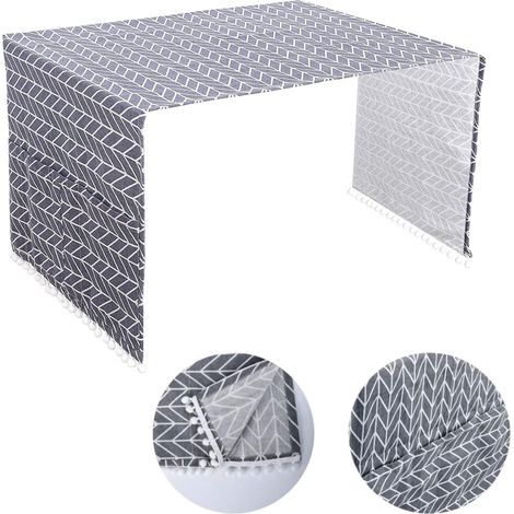 Copertura per lavatrice, 130 x 55 cm, copertura per frigorifero con tasche portaoggetti, copertura antipolvere per lavatrice, adatta alla maggior parte delle lavatrici, asciugatrici e frigoriferi.